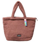 Wholesale - Mauve Large Sherpa Tote Derek Heart C/P 12